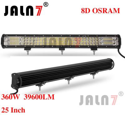 China 360W 39600LM OSRAM 25 INCH 8D LED LIGHT BAR JALN7 for sale