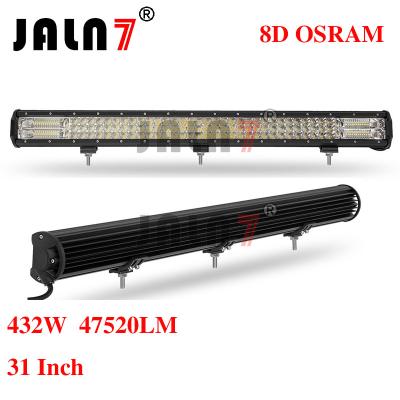 China 432W 47520LM OSRAM 31 INCH 8D LED LIGHT BAR JALN7 for sale