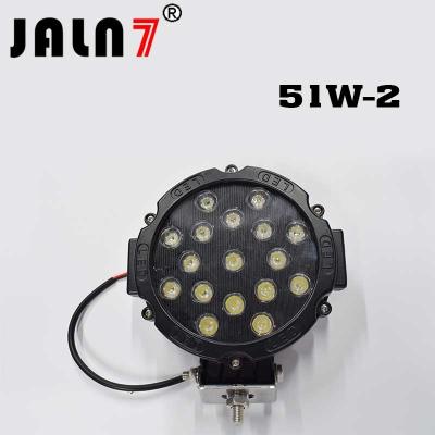 China Led Work Light JALN7 51W Car Driving Lights Fog Light Off Road Lamp Car Boat Truck SUV JEEP ATV Led Light for sale