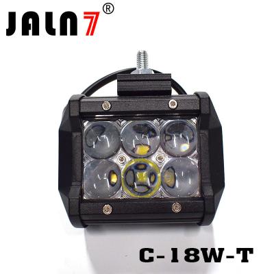 China Led Work Light JALN7 18W Lens Car Driving Lights Fog Light Off Road Lamp Car Boat Truck SUV JEEP ATV Led Light for sale