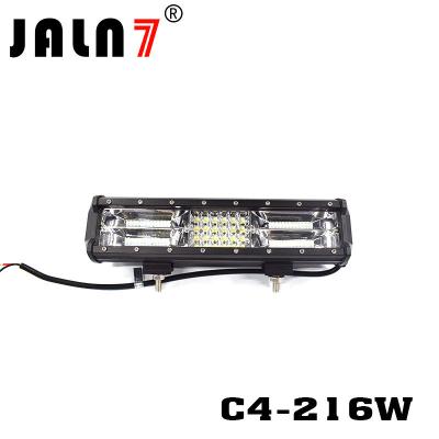 China LED Light Bar JALN7 216W 4Rows Combo Beam LED Driving Lamp Super Bright Off Road Lights LED Work Light Boat Jeep for sale