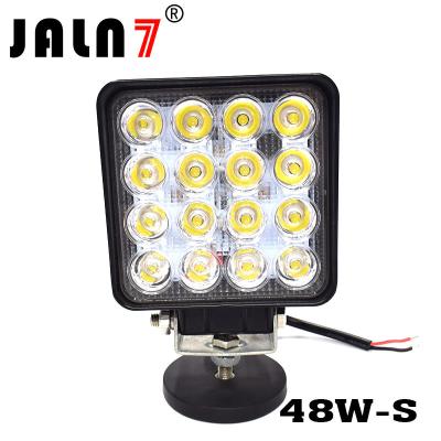 China Led Work Light JALN7 48W Car Driving Lights Fog Light Off Road Lamp Car Boat Truck SUV JEEP ATV Led Light for sale