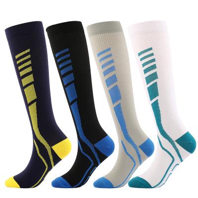 China New Style Breathable Socks Sports Basketball Recycling Sweat-absorbent Socks Breathable Compression Elastic Long Tube Socks for sale