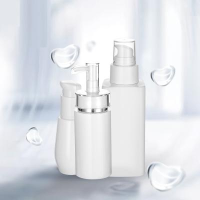 China BEAUTY PACKAGING Different Type Straight Round Or Unique Shape Screw Cap Pump Pet Lotion Bottle for sale