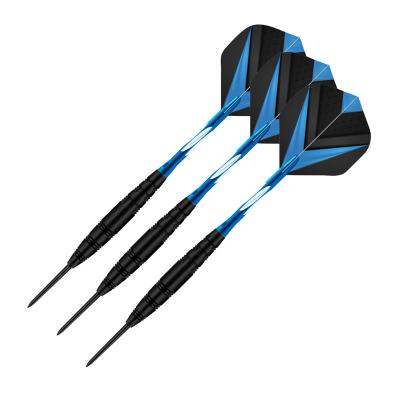 China Best Top Quality Iron Price Blue And Black Sport Light Steel Darts For Indoor for sale