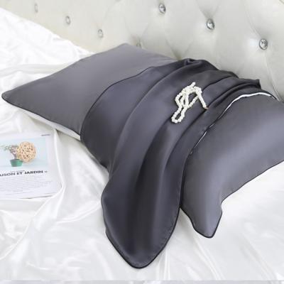 China Hot Selling Sustainable Cheap Natural Pillow Protector Cover Satin Custom Silk Pillow Case for sale