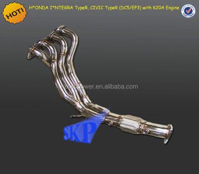 China 201 Car Exhaust Header For H*ONDA INTEGRA TypeR CIV*IC TypeR (DC5/EP3) With K20A Engine for sale