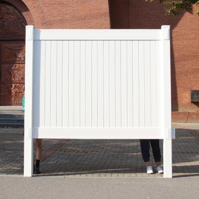 China Original 100% Pure High Quality Wholesale Easily Assembled Vinyl Garden Security Board Fence for sale