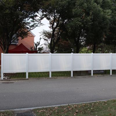 China Original 100% Pure High Quality Wholesale Easily Assembled Vinyl PVC Security Fence Board Barrier for sale