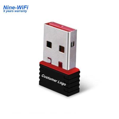 China Portable wifi adapter mini card 150mbps laptop netword usb wireless mt7601 adapter for sale