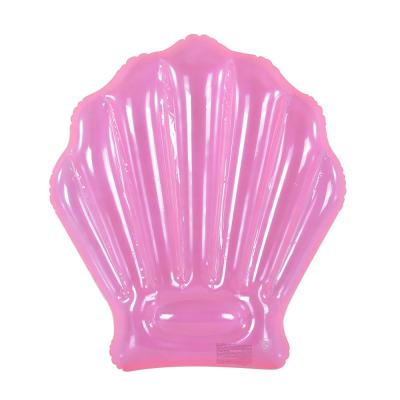 China Wholesale adult size PVC 6P factory swimming pool matttress seashell pink inflatable pool float for sale