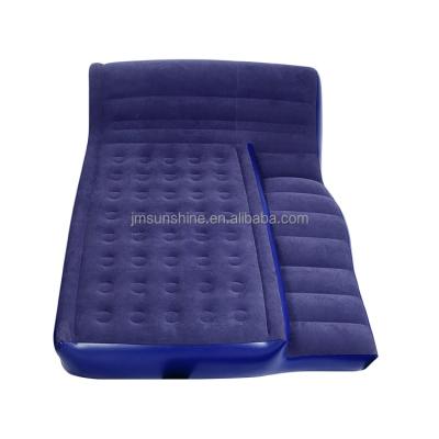 China Factory Customization Blue Inflatable Air Bed Sofa Bed Sofa Bed 2in1 Inflatable Air Furniture for sale