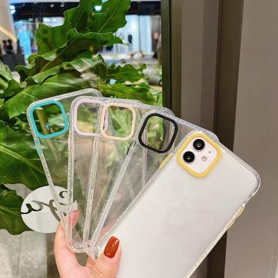 China Shockproof Anti-drop Silicon Clear Phone Case For iphone 12 mini 11 pro XS XR Max 11Pro 12Pro 7 8 plus X Soft TPU Back Cover Accessories for sale