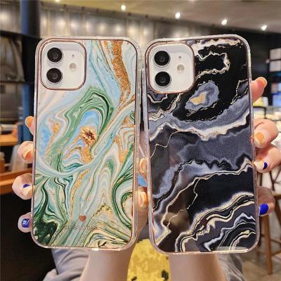 China Luxury Anti-drop Classic Marble Texture Phone Cases For iPhone 12 pro Max Cases 11 pro XS Max XR Max X 7 8 Plus Soft IMD Cover Gift for sale