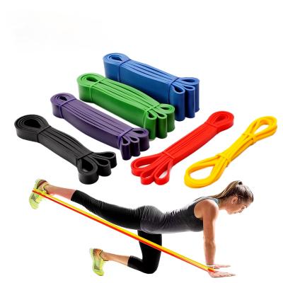 China Latex Red Pull Up Resistance Band Body Stretching Exercise Bands for sale