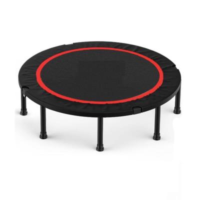 China Without Protective Net 40 Inch Indoor Folding Trampoline Kids Adult Jumping Bed Home Gym Fitness Equipment for sale