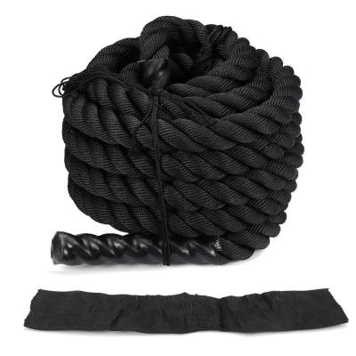 China Heavy Home Gym Training Equipment Exercise Rope Universal 38mm*9m Battle Wrestling Rope for sale