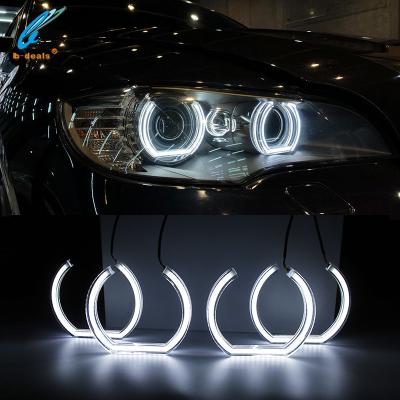 China Acrylic Roller Coaster LED Crystal Angel Eyes With Turning Function For B.MW E90 E92 F30 Dual Color for sale