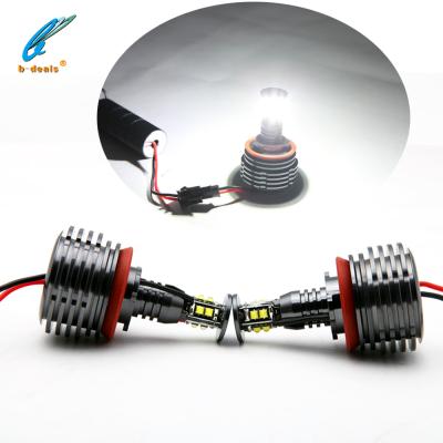 China Aluminum Alloy 2X 40W LED Marker Angel Eyes For BMW E92 H8 E70 X5 E71 X6 E82 E88 for sale