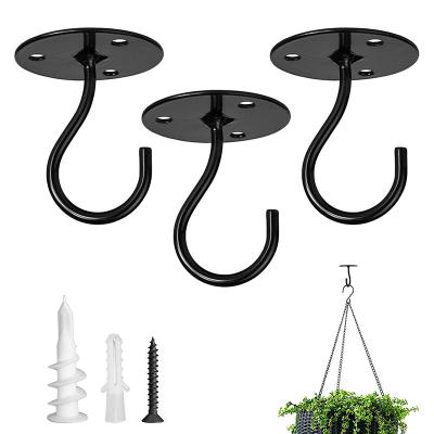 China Metal Ceiling Hooks for Hanging Plants - Metal Plant Bracket Iron Wall Mount Lanterns Hangers for Bird Feeders, Lanterns, Wind Chimes for sale