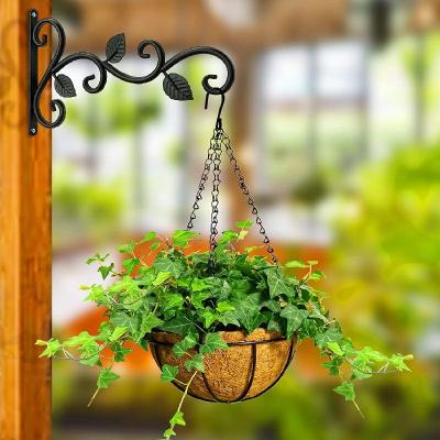 China Small Hangers Sustainable Indoor Outdoor Hanging Wall Mount Metal Plants Brackets For Indoor Wall for sale