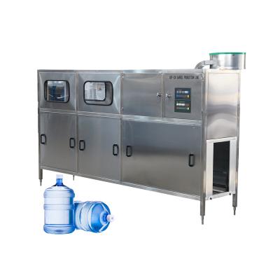 China Food 100 BPH Automatic 5 Gallon Barrel Mineral Drinking Water 20 Liter Water Bottle Making Filling Machine for sale