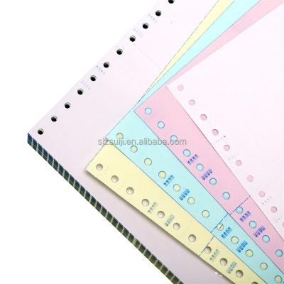 China Continuous Copy Paper Professional Computer Carbonless Paper With CE Certificate 9.5*11inch for sale