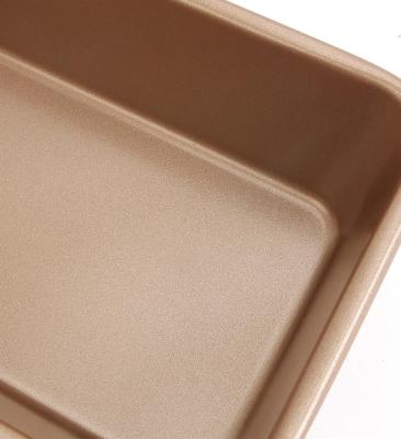 China Factory direct sales champagne gold 5 inch quiche pan carbon steel cake pan chesenut cake in stock -3b0a for sale