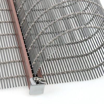 China Architectural Woven Plain Weave Stainless Steel Wire Mesh For Metal Screen Interior Design for sale