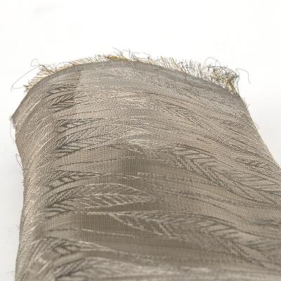 China Plain Weave Silver Color Fine Metal Weaves For Laminated Glass for sale