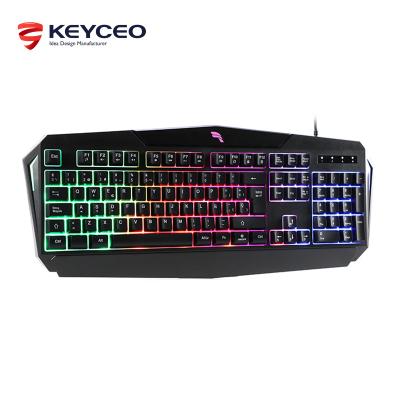 China Cheap Manufacture High Quality Keyboard Wired Ergonomic Gaming RGB Back Light Gaming Keyboard USB Keyboard yes for sale