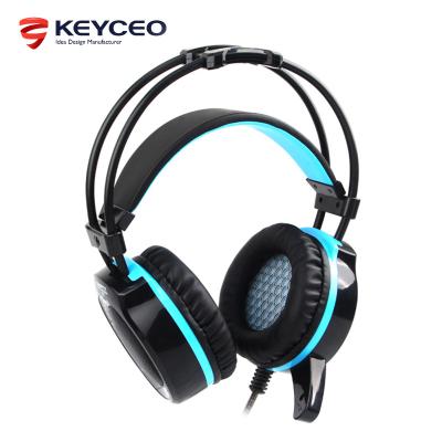 China Stereo Sound OEM Factory Each Gaming Earphone Noise Canceling Colorful LED PC Gaming Headset Computer Sports Telecomando Cable gre for sale