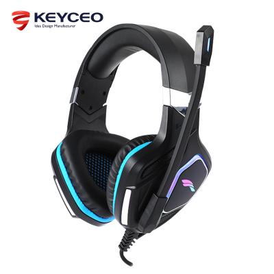 China Hot-selling Headband Earphone Game Design USB Gaming Headset RGB Headset Gamer Headset New with PC One Mac for sale