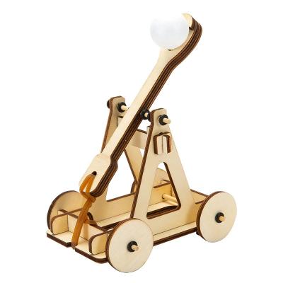 China DIY TOY ROD trebuchet experimental model science and education toys primary school students trebuchet material educational diy manual for sale