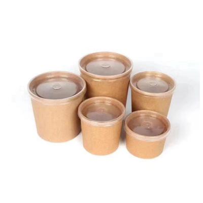 China Low Price Biodegradable Takeout Food Container Small Disposable Paper Bowl for sale