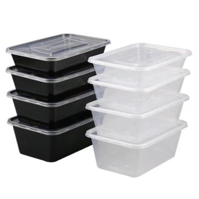 China Biodegradable Luxury Disposable Disposable Container Food Plastic Takeaway Boxes for sale