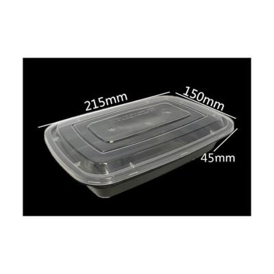 China Mass Wholesale Disposable Food Storage Container Disposable Plastic Take Out Boxes for sale