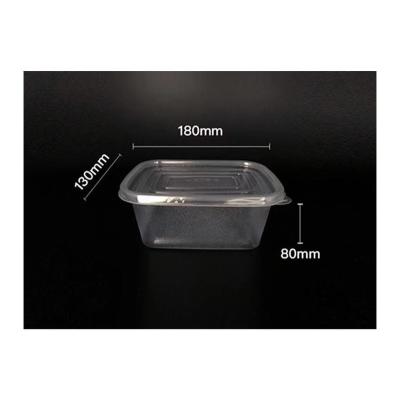 China Disposable Container Disposable Candy Cane Food Sushi Transparent Plastic Take Out Box for sale