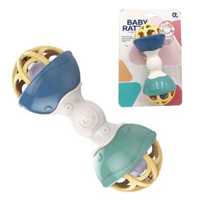 China EN71 Teething Toy Baby Shaker Toy Baby Shaker Sensory Toy Toddler Toys Hand Bell Soft Infant Gripper Hand Gripper Rattle Toy For 0-6 Months for sale