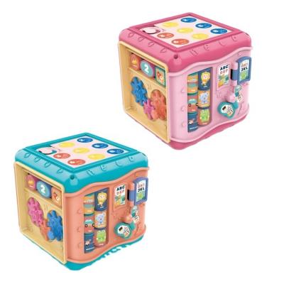 China Battery Operated Hexahedral Developmental Toys Brain Baby Multifunctional Wisdom Toy Early Education Study Cube Toy For Toddler for sale