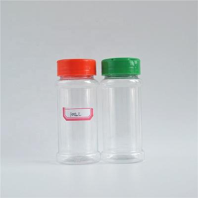 China Sustainable 100ml Plastic Spice Jar Spice Packaging Bottle for sale