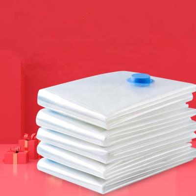 China Hot Sale Space Saver Vacuum Compression Storage Moisture Proof Bags For Cloths And Bedding for sale