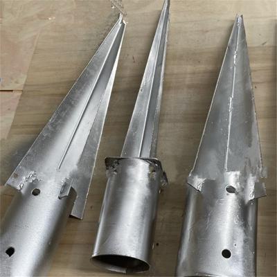 China Used In Construction To Tie Fence Factory Price Earth Anchors Post Post Drilling Ground Screwdriver Pile Stake for sale