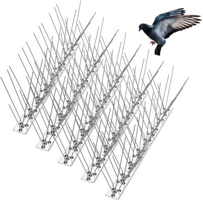 China Disposable Bird Nails Bird Repellent Wide Anti Bird Nails Stainless Steel Repellent Strips Pigeon Control for sale