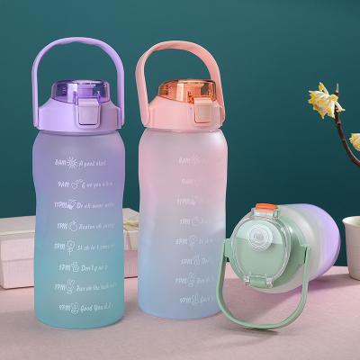 China Sport bpa free matte sublimation gym plastic drinking water bottles with custom logo silicone for sale