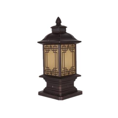 China Outdoor Garden Decorative Light Cheap Outdoor Decorative Aluminum Base Pathway Lighting Yard Pillar Gate Light IP65 Courtyard Pillar Gate Light for sale