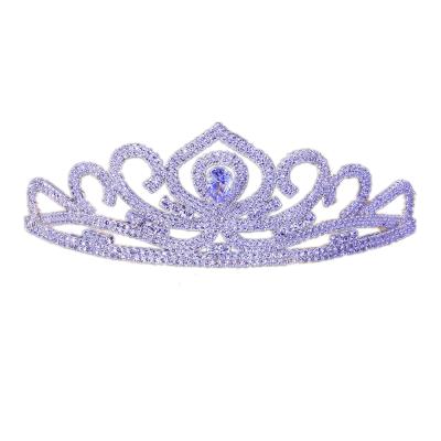 China Hot Popular Modern Loose Crown Diamond Bridal Crowns Tiaras Rhinestone Crystal European Fashion Hair Jewelry Accessories Handmade Women for sale