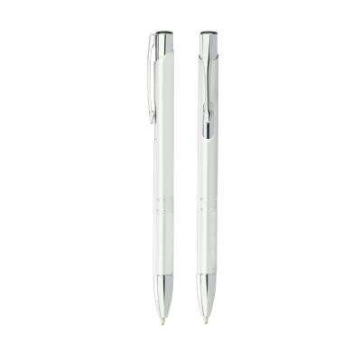 China office & School Pen Wholesale stationery promotional custom logo metal tip click cheap pens for sale