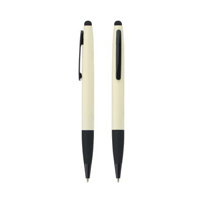 China office & School Pen Special Design Twist Gift Pen Metal Ball Pen With Promotional Stylus Tip for sale