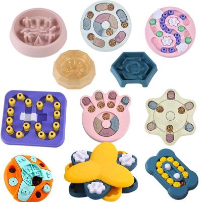 China Slower Stocked Dog Feede Bowl Dog Puzzle Toys Funny Game IQ Chewing Treat Dispenser Pet Toys For Play Game for sale